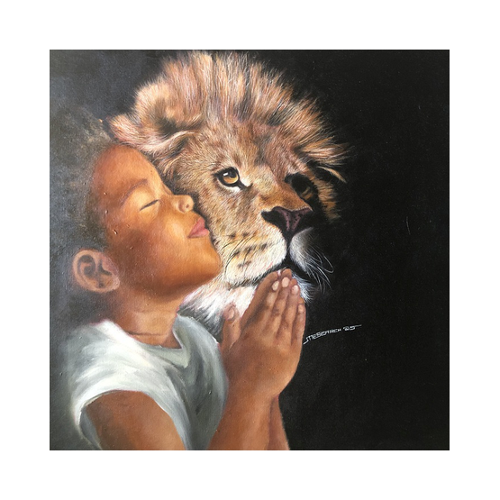 Child with Lion